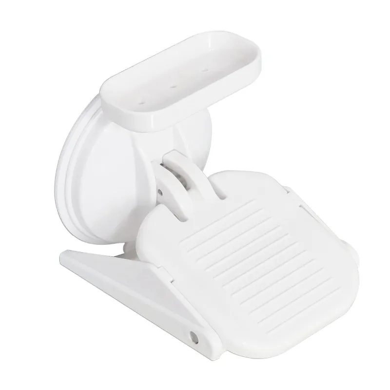 Bathroom Pedal Shower Pedal Stand Bathroom Suction Cup Foot Pedal Amazon Hot Sale Foot Stool Shelf Suction Cup