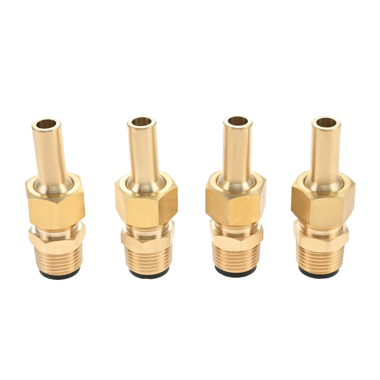 4pcs Swimming Pool Spa Brass Nozzle 590041 R0560400 Replacement for Zodiac Deck Jet Water Design 360°Adjustable 1/2