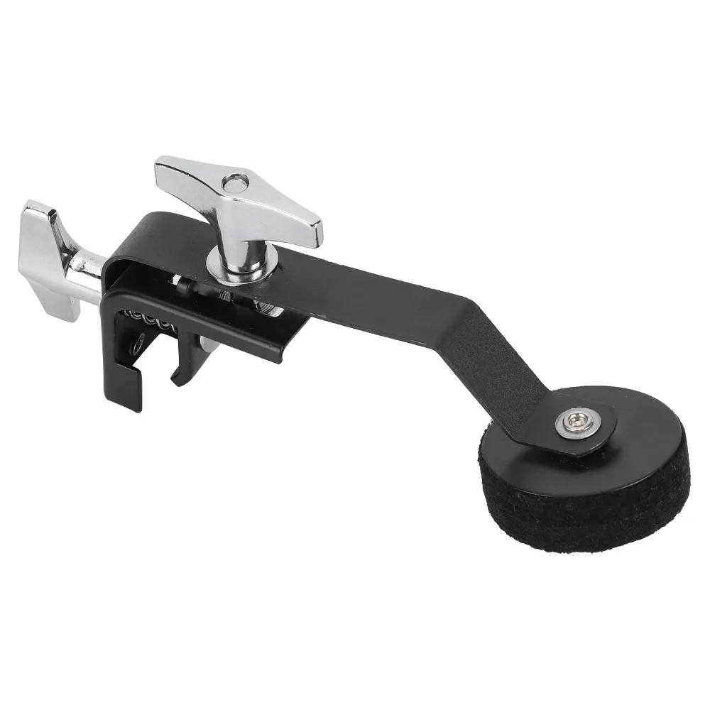 ​Black Snare Drum Muffler Portable Tone Control​ ​Tone Control Accessories ​External Clamp on​ ​Drum Damper