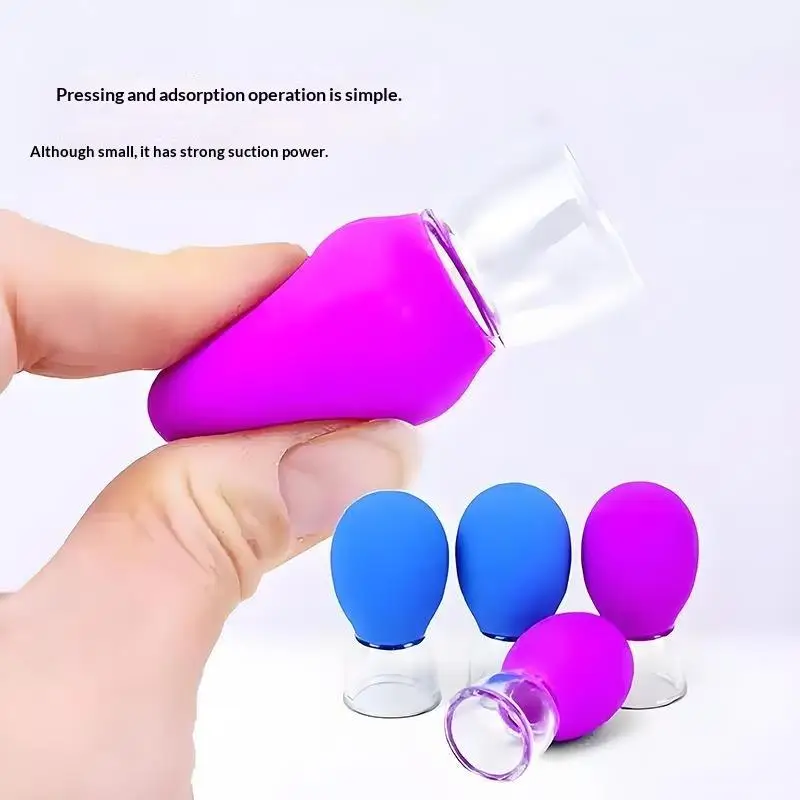 6 Pcs Multifunctional Facial Cupper Mini Compact Easy To Use For Relaxation Decompression