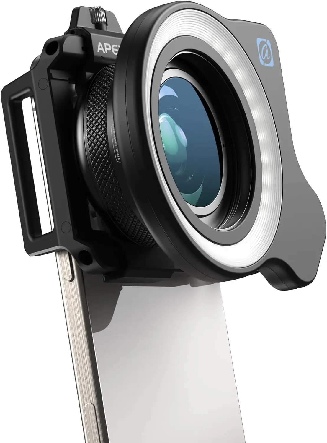 

10-20X Macro Lens for Smartphones with Universal Clip & Fill Light | Capture Close-Ups of Jewelry, Food, Insects
