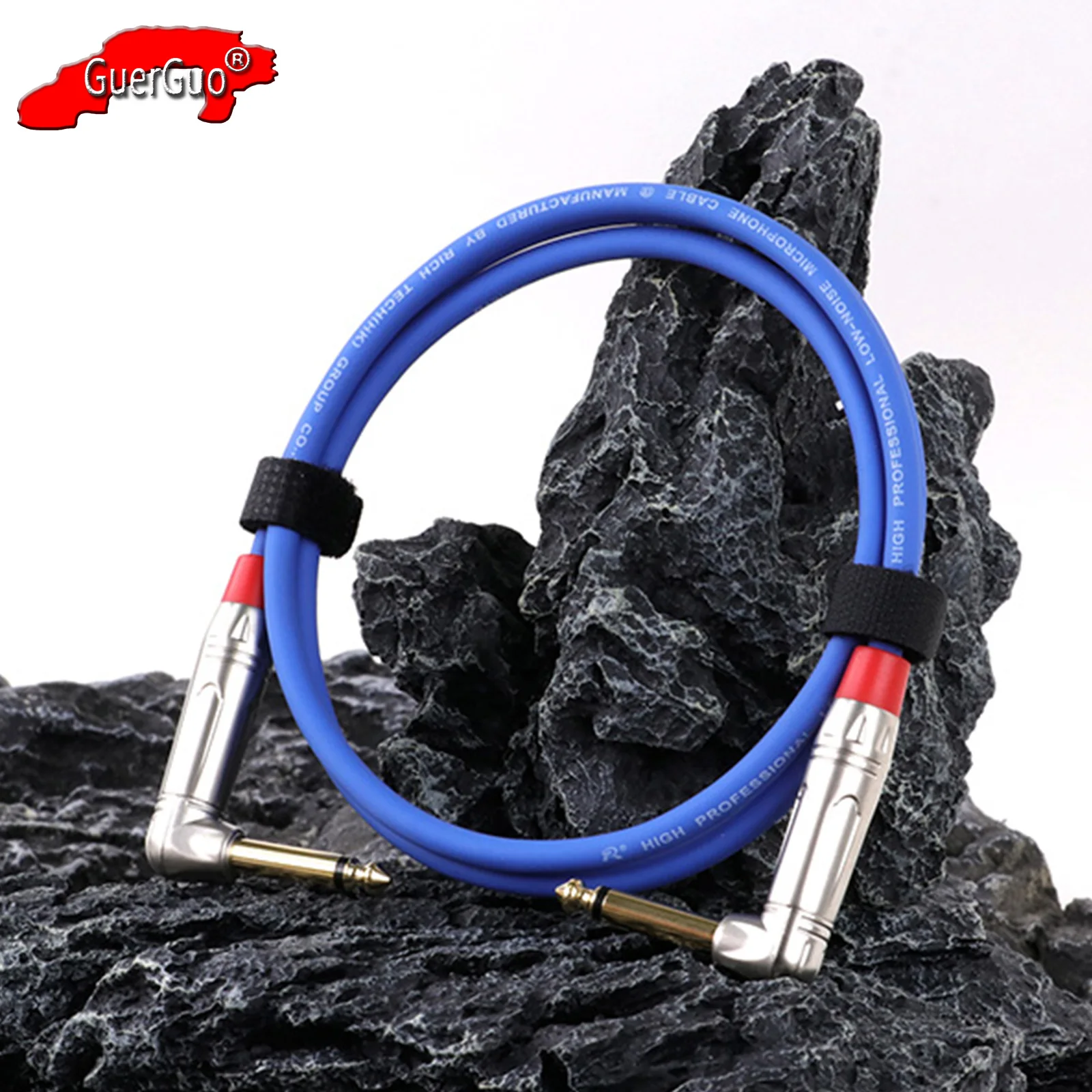 

Guitar Cable,6.35mm Mono Jack to 1/4 Inch TS Cable Unbalanced Guitar Cord/Instrument Cable Male to Male Line for MIC Amp Mixer