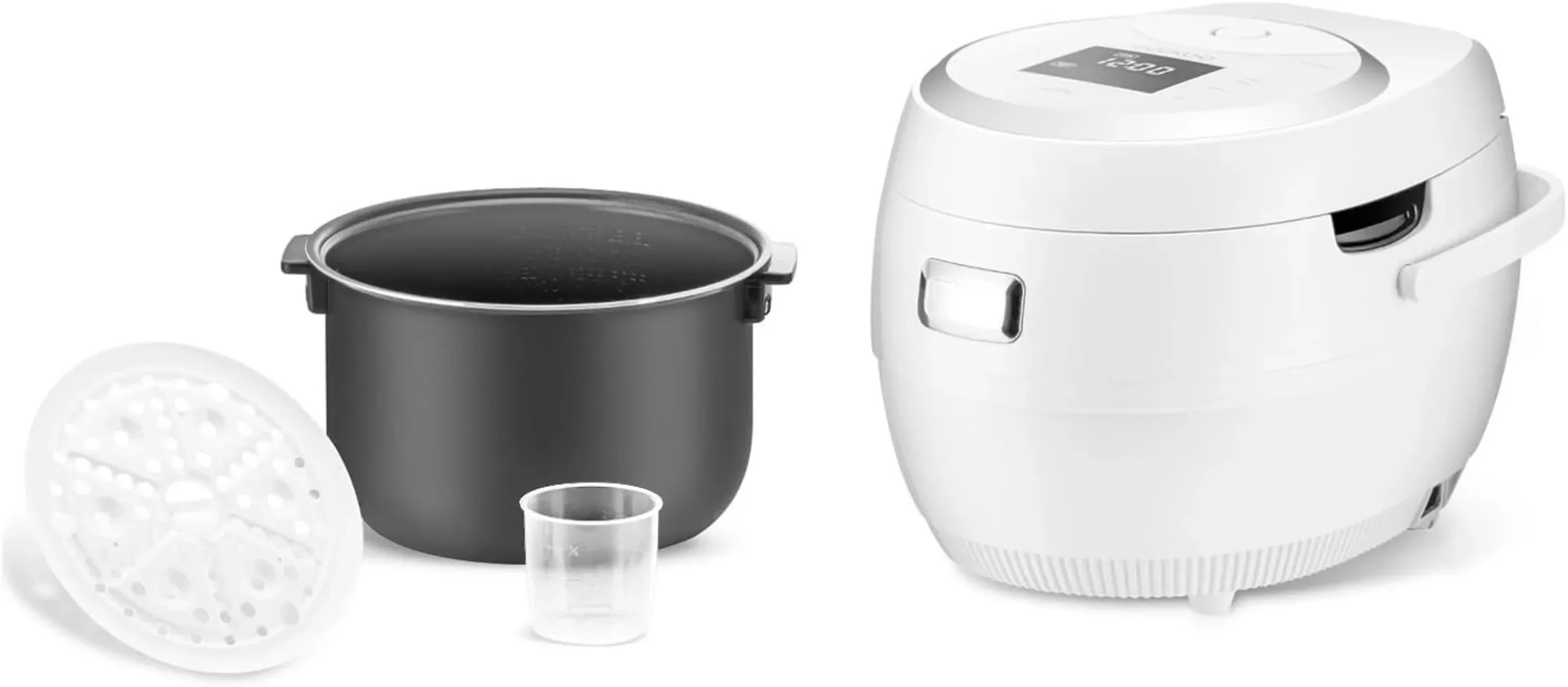 

CUCKOO CR-1020F | 10-Cup (Uncooked) Micom Rice Cooker | 16 Menu Options:White Rice, Brown Rice & More,Nonstick Inner Pot, White