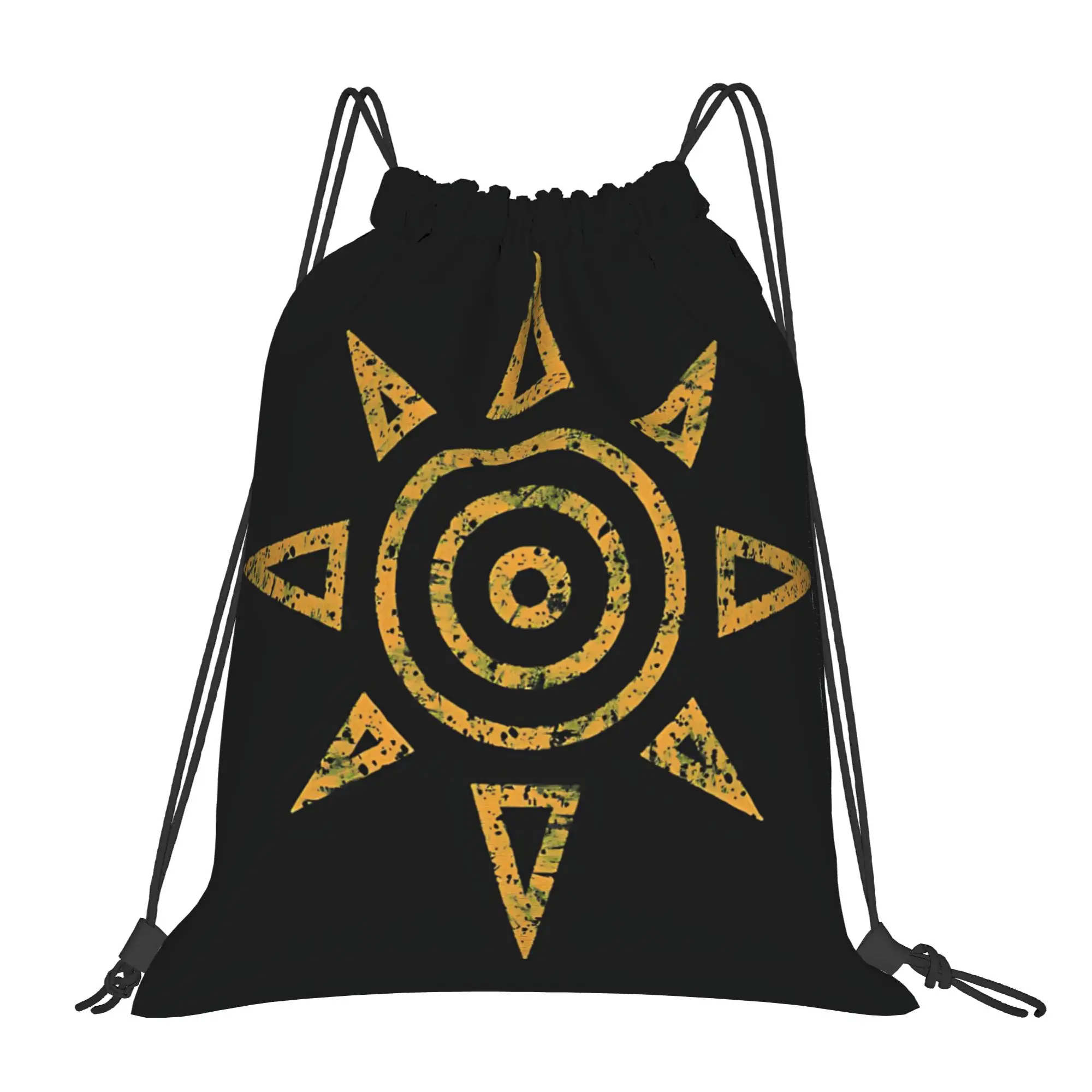 bag Pouch Digital Monster  Drawstring Bags Shopping Pouch Print Backpack Boy Girls School Shoe Bag