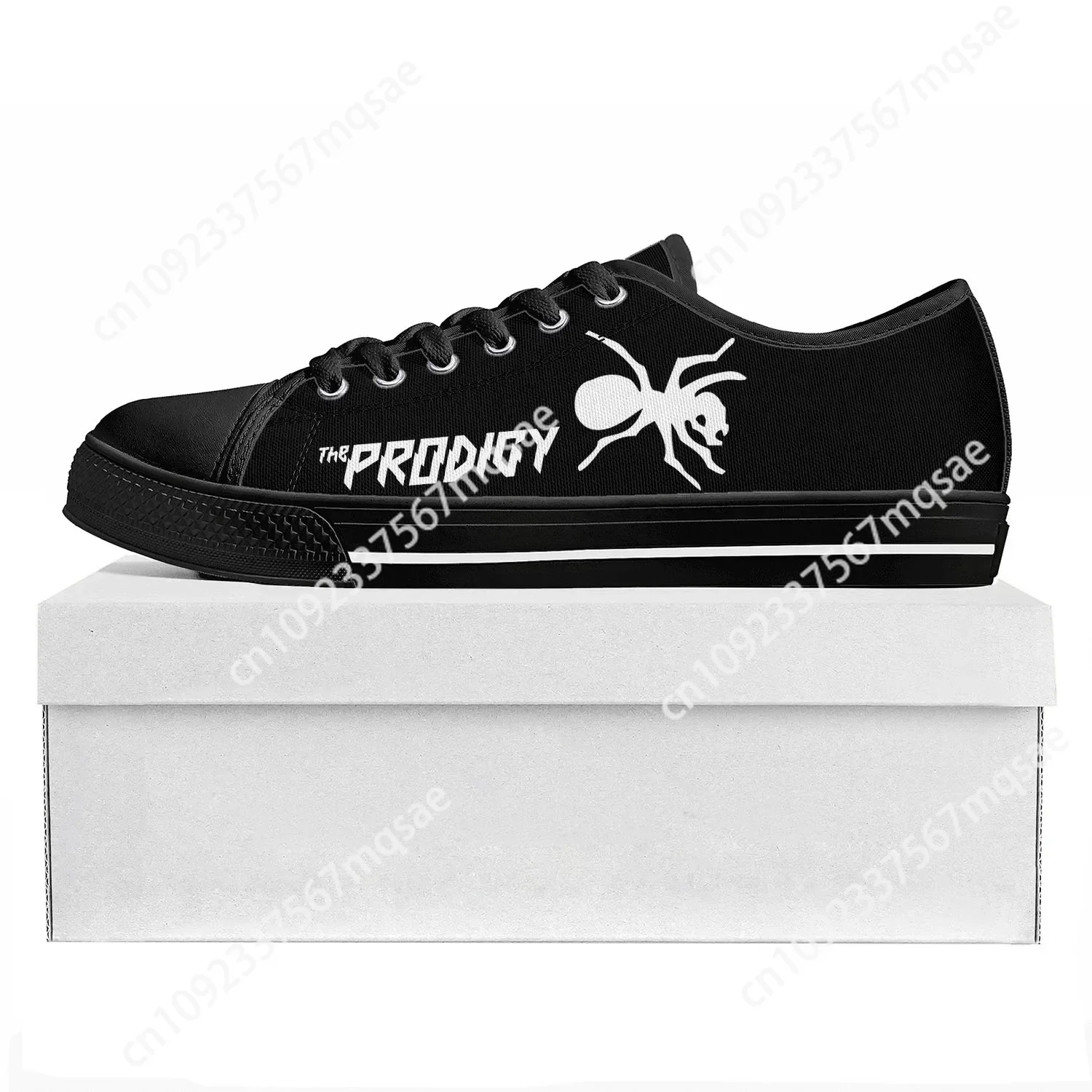 The Prodigy Rock Band Low Top Mens Womens Teenager Sneakers Canvas High Quality Sneaker  Prode Casual Couple Shoes Custom Shoe