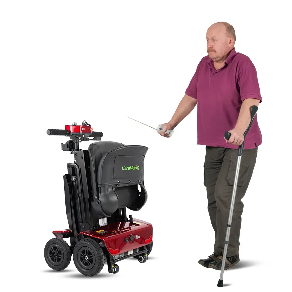 Mobility scooter elderly automatic folding electric disabled scooter 24V 180W Motor Mobility Scooter 4 wheels foldable