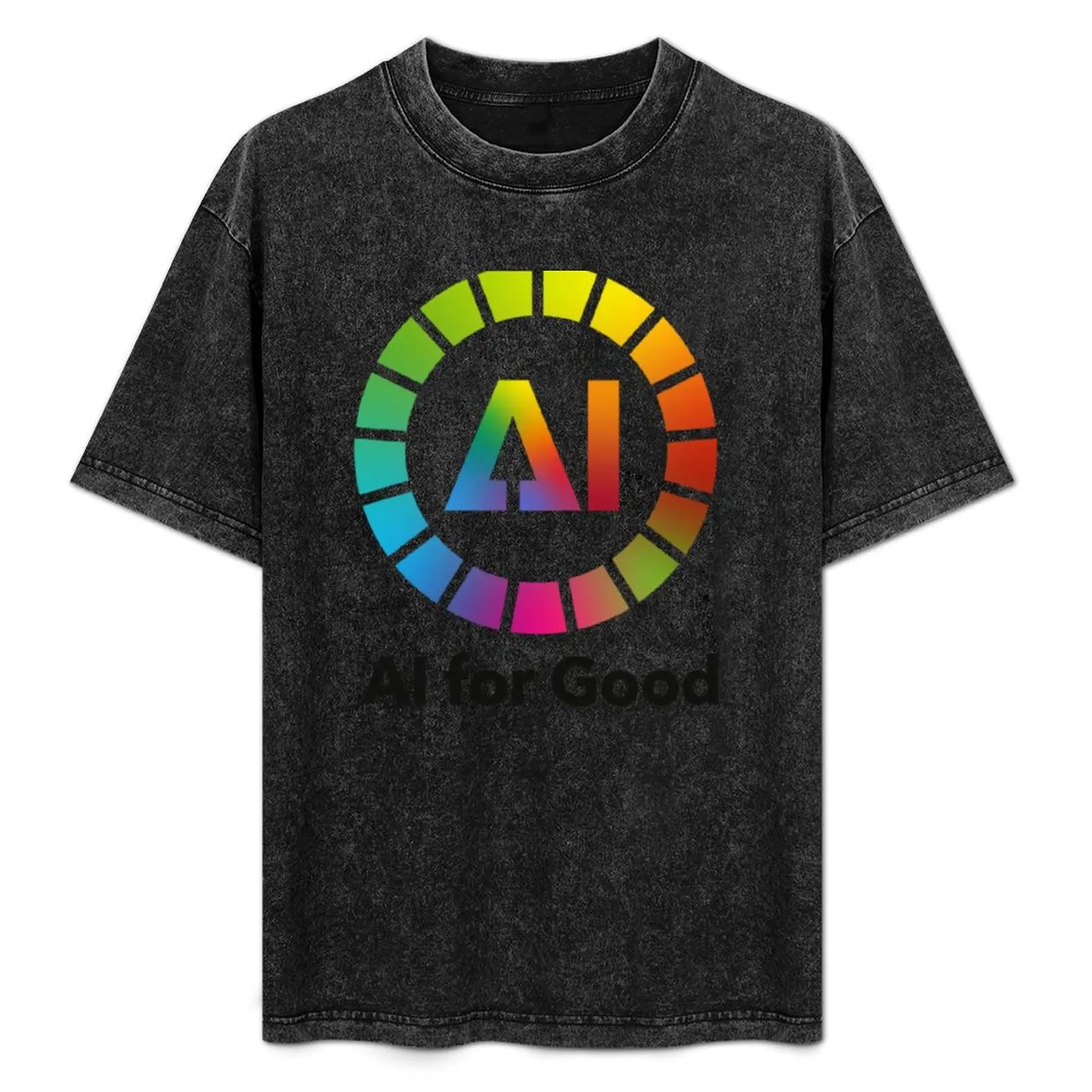 

AI for Good T-Shirt vintage anime shirt oversizeds men workout shirt