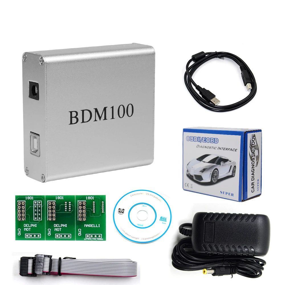 For VSTM NEWLY BDM100 V1255 Professional ECU ECU Flasher Chip Tuning Programmer Interface BDM 100 ECU Flasher Code Reader OBDII