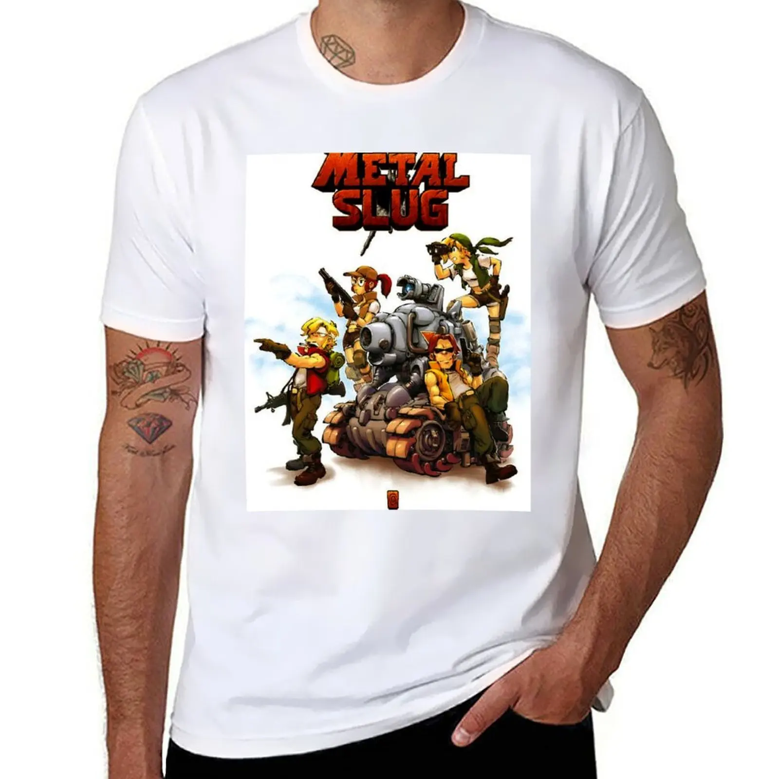 

Metal Slug T-Shirt man t shirts graphic man t shirts cotton T-Shirt