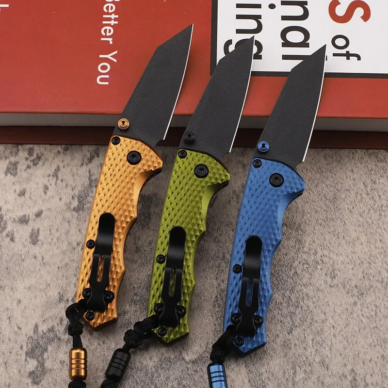 New Aluminum Alloy Handle Outdoor Camping Fishing Portable Folding Mini Compact Pocket Utility Knife