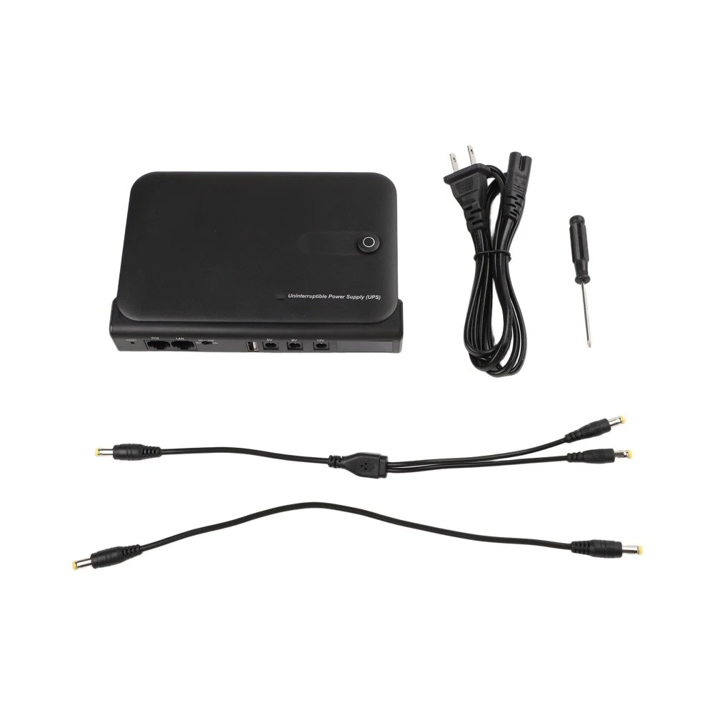 Convenient Battery Replacement Design Replaceable Battery for ups For Router Operating for temp 0 45 15 24V 1A LAN PoE Output