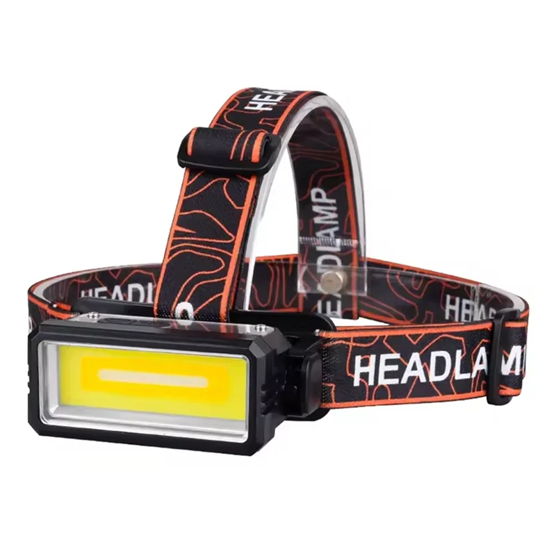 WORTHOWN-COB LED Camping Headlamp With Sensor, High Power Waterproof Design, Type-C Rechargeable Outdoor Fishing Light