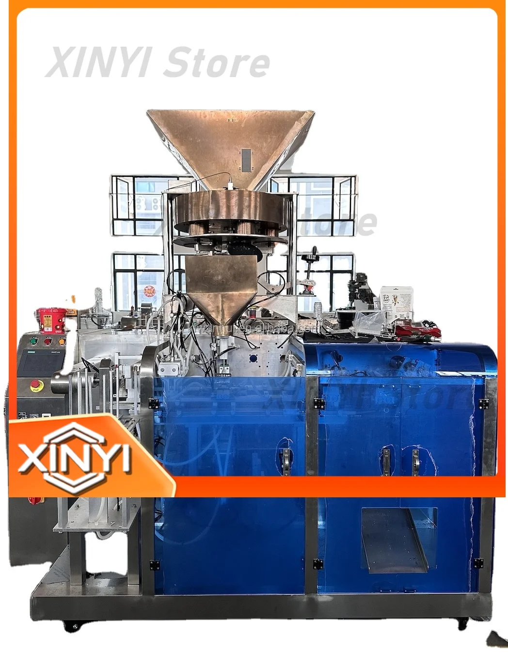 Automatic High-Speed Horizontal Packing Machine for Sticky Materials for Multiple Type Bag Packaging for Food Packaging