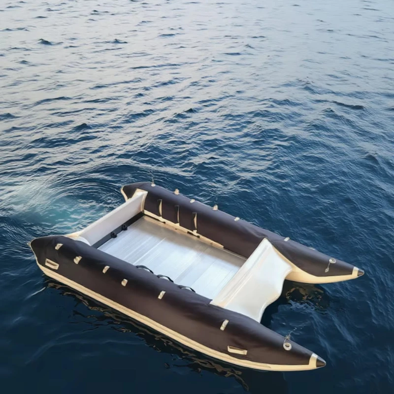 

Certified Double-Sided PVC Coating 3.8m High-Speed Sport Yacht 4-Person Inflatable Aluminum
