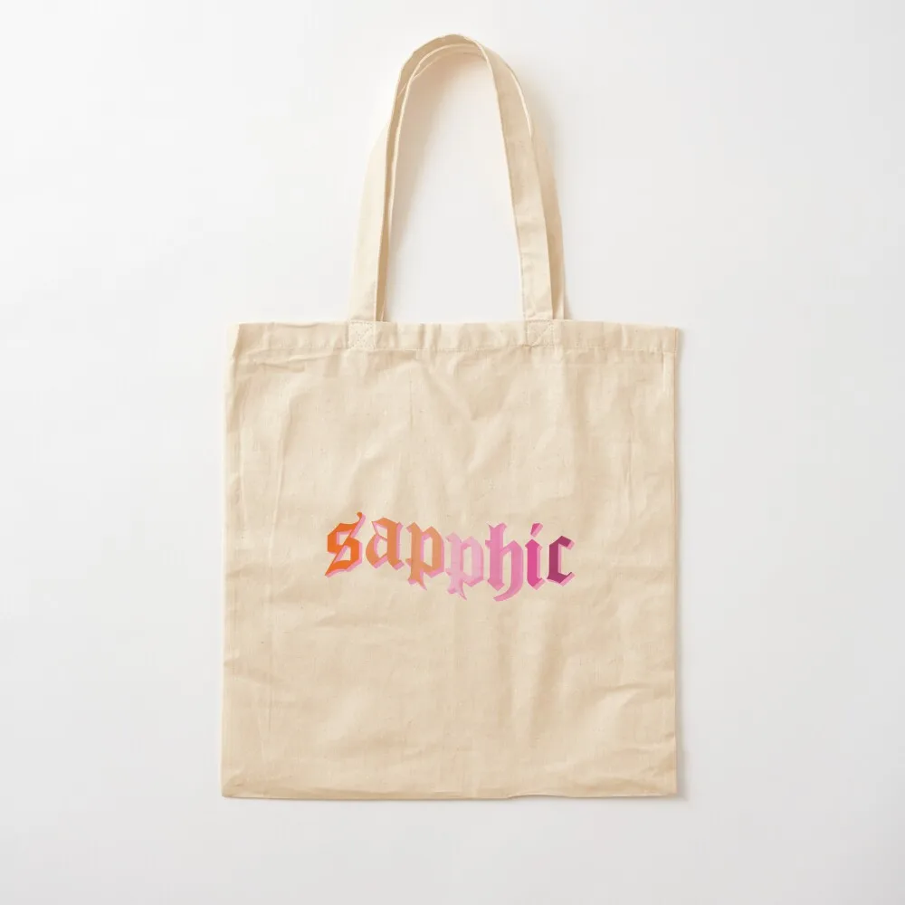 

sapphic Tote Bag hand bag sac pour femme shopper bag woman Canvas Tote