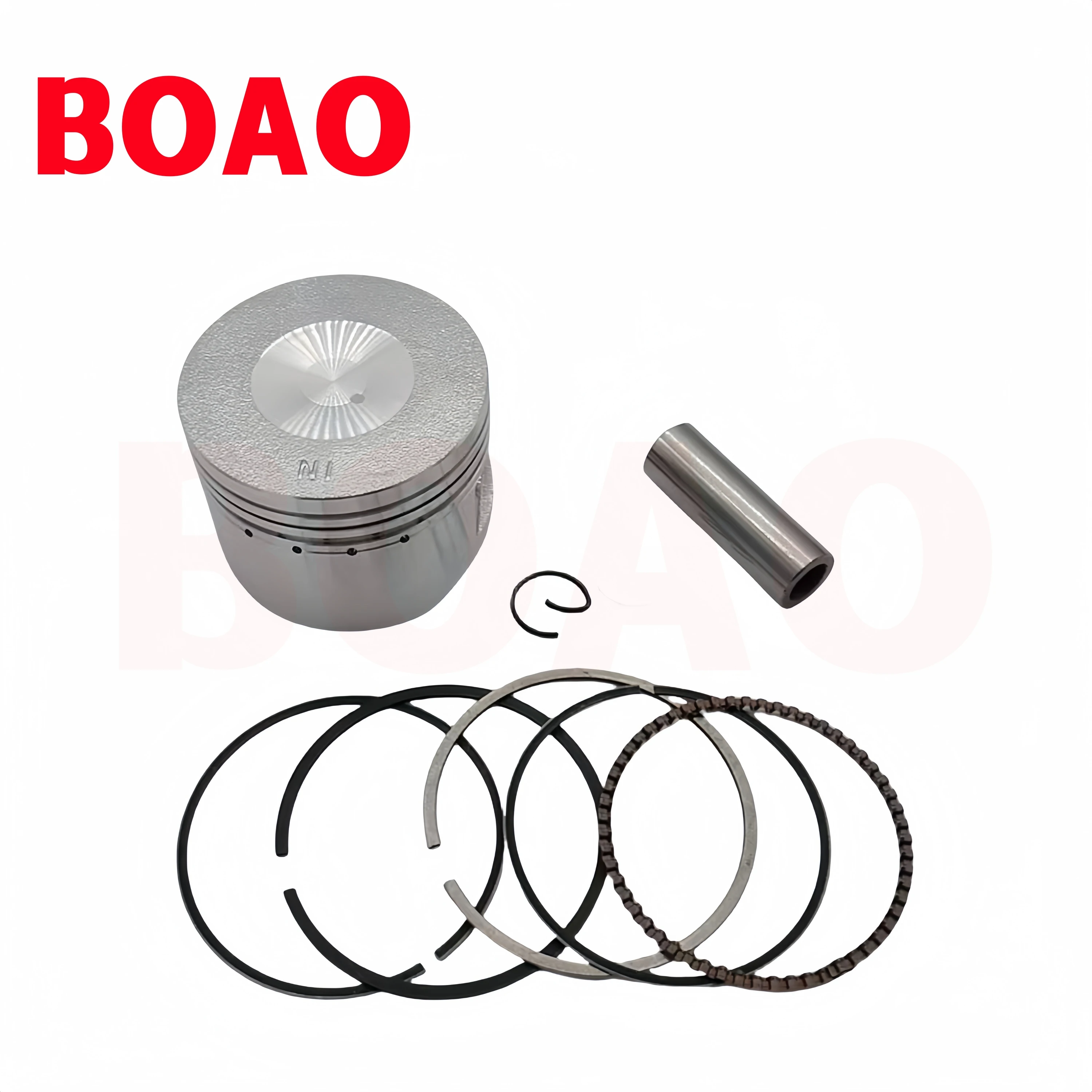 52.5mm motorcycle piston ring kit suitable for CD110 WS110 cylinder liner cylinder assembly