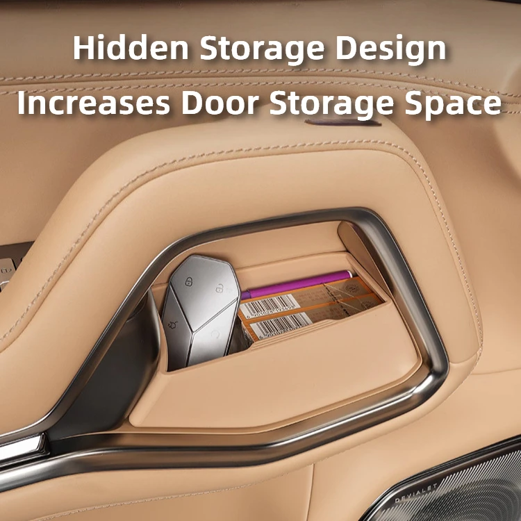 For BYD DENZA B8 Fang cheng bao 8 Special Door Storage Box Door Slot Organizer Silicone Pad Interior Decoration Accessories