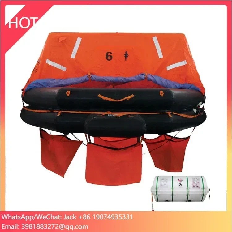 Emergency Rescue 6-35 Persons Inflatable Floating Life Raft