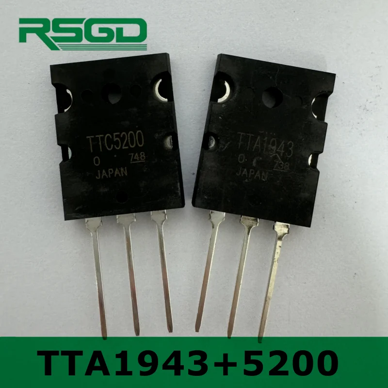 2 peças tta1943 ttc5200 a1943 c5200 TO-3P 150w amplificador de áudio emparelhamento tubo transistor novo original