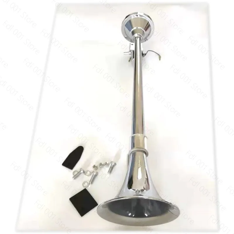 1000/1200Mm Round Mouth Single Tube Electrically Controlled Gas Horn Truck Train Super Loud Siren Horn