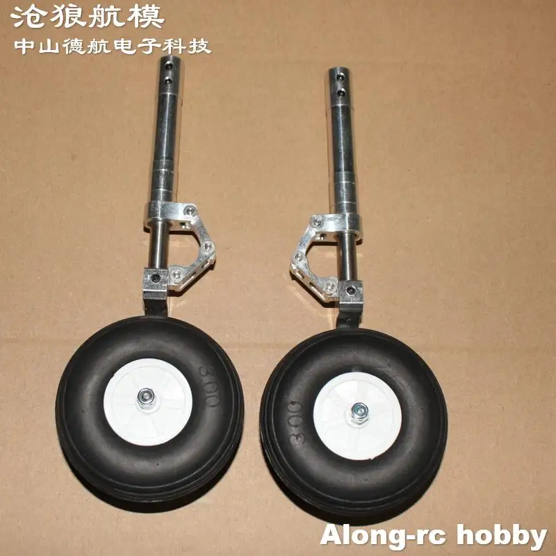 One Set 160 170 180 190mm Main Damping Kneeling Landing Gear or with 3