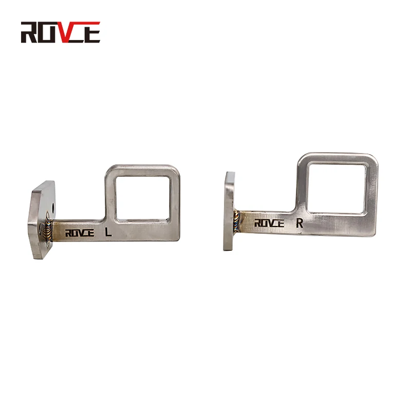 ROVCE Rear Seat Adjustment Bracket For Land Rover Defender 2020-2023 110 130 Aluminum Alloy Black Auto Modified Accessories