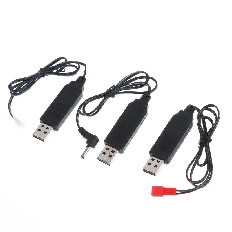 3.7V Li-ion USB Charging Cable with Indicator Light XH2.54 JST SM Connector for Mini RC Quadcopter Kids Toys