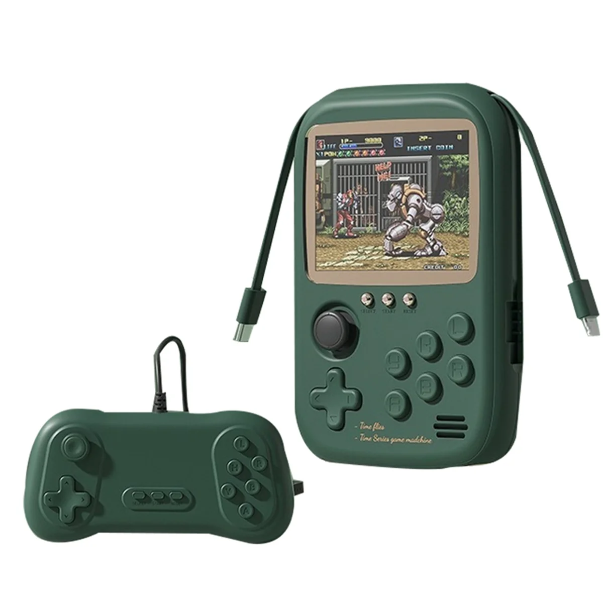 Dy-19 Handheld Game Console 10000+Games Dual Player 3.2Inch Screen Retro Nostalgic Arcade Portable Mobile Power B