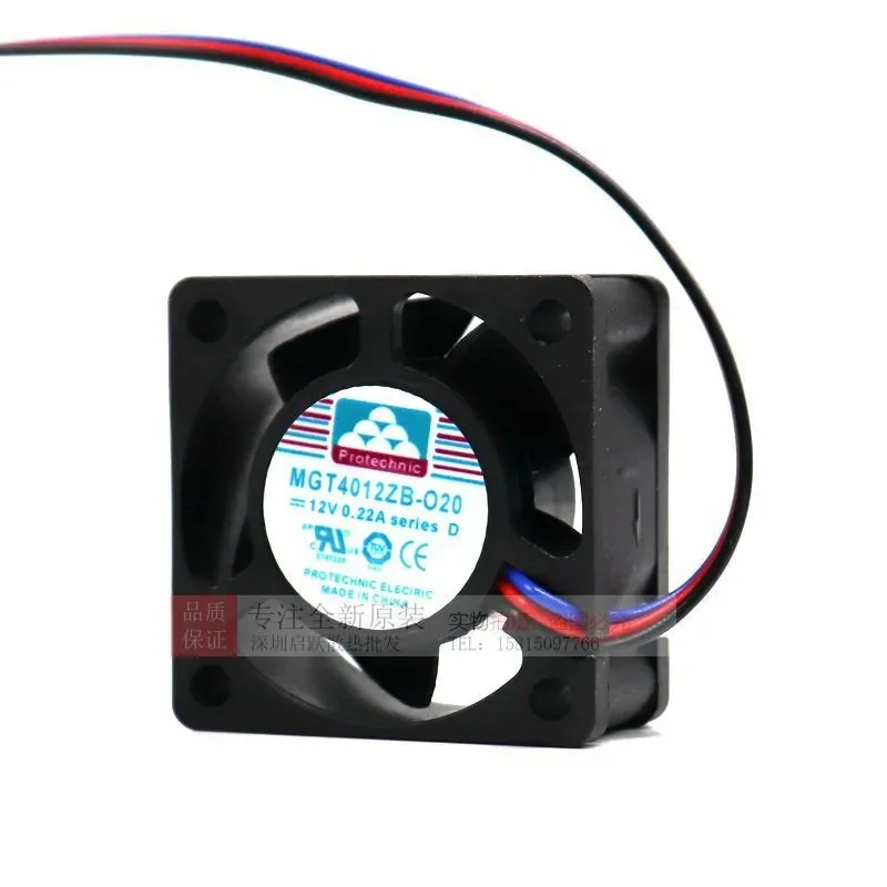 for MAGIC MGT4012ZB-O20 12V 0.22A 40x40x20mm 4CM Cooling Fan New Original Taiwan