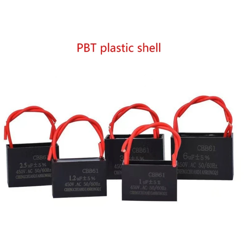 Động Cơ Tụ Điện Điều Hòa Máy Nén Khởi Động Tụ CBB61 450V 1/1.2/1.5/2/3/3.5/4/5/8/10/12/15/16/20UF Dropship