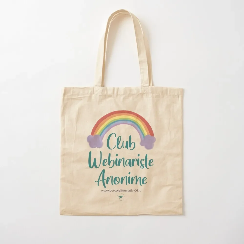 Club Webinariste Anonime Tote Bag Beach bag Shopper Canvas bag