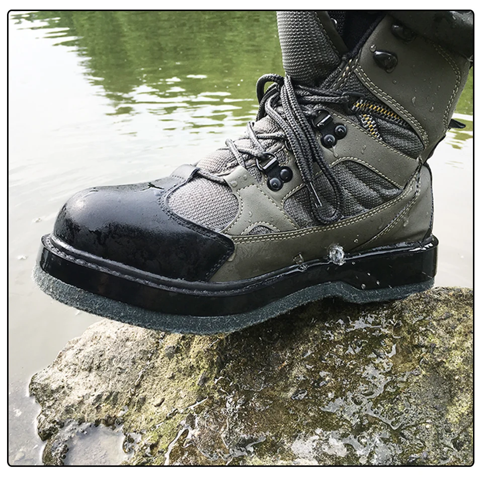 Fly Fishing Waders Wading Shoes Aqua Sneakers Rock Sports Felt Sole Boots No-slip Outdoor Hunting Water For Fish Pants Clothing