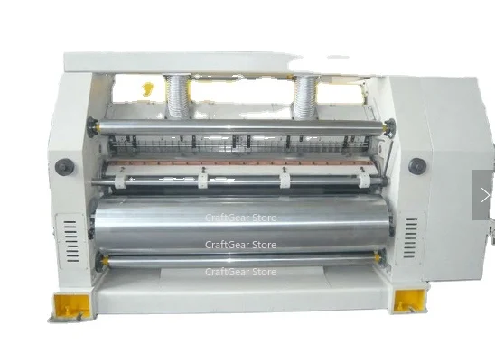 Single-sided corrugated cardboard production box-type single-sided press