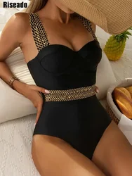 TOSEADO − Maillot de bain une pièce, sexy, push-up, noir, pour femmes, tendance 2024