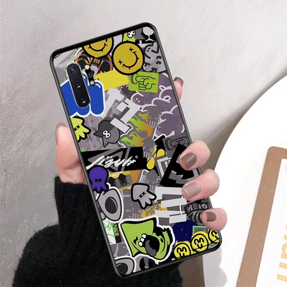 Splatoon Game Phone Case For Samsung Note 8 9 10 20 pro plus lite M 10 11 20 30 21 31 51 A 21 22 42 02 03