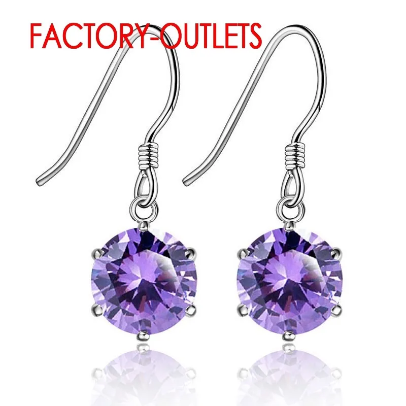

Big Promotion Newest Korean Earrings Genuine 925 Sterling Silver Earrings Fashion Jewelry Wedding Earrings For Women