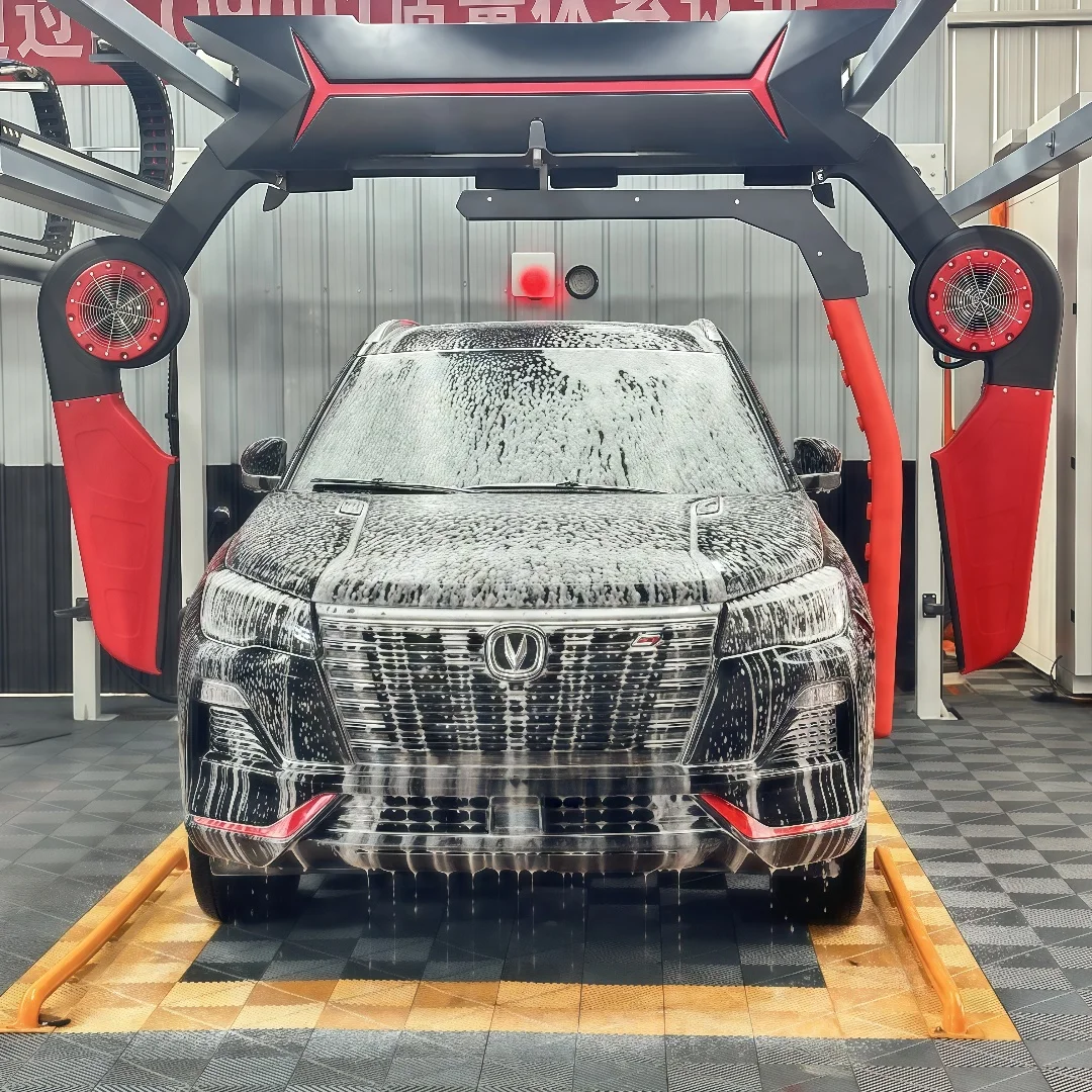 Automatic Car Wash Equipment With Smart Payment Terminal RFID 380v 3 Phase 25kw Touchless Gantry For Subscription Model Business