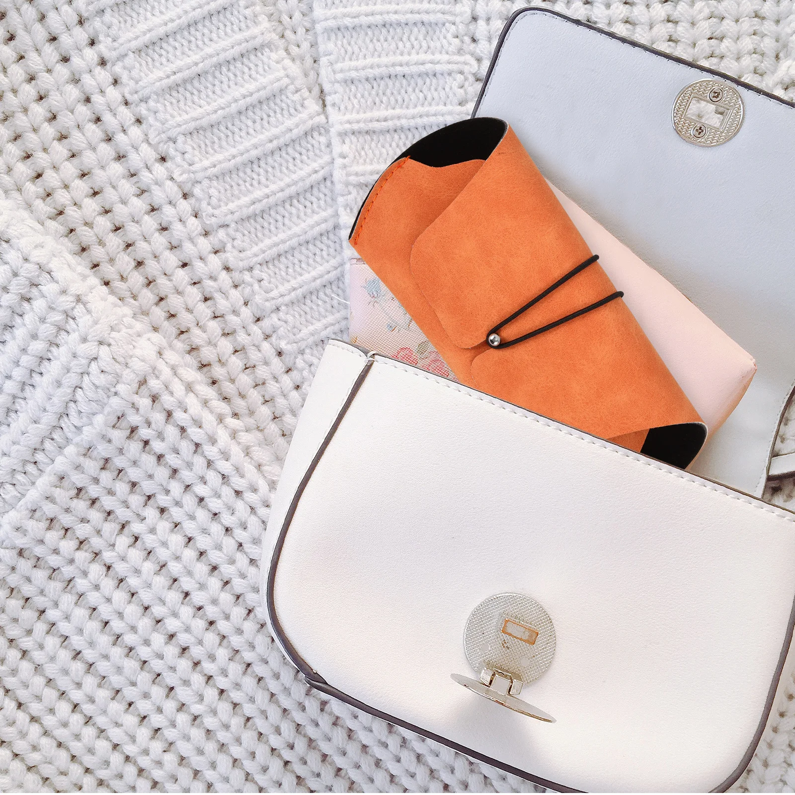 

2pcs Glasses Storage Box Portable Eyeglass Case for Sunglasses Reading Glasses Gift Spectacle Box Travel Skin Case