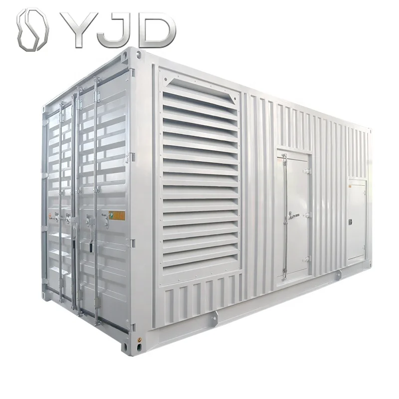 Container Silent Type Customized 1000kW 1250kVA Diesel Generator 50Hz 60Hz for Export with Intelligent Controller