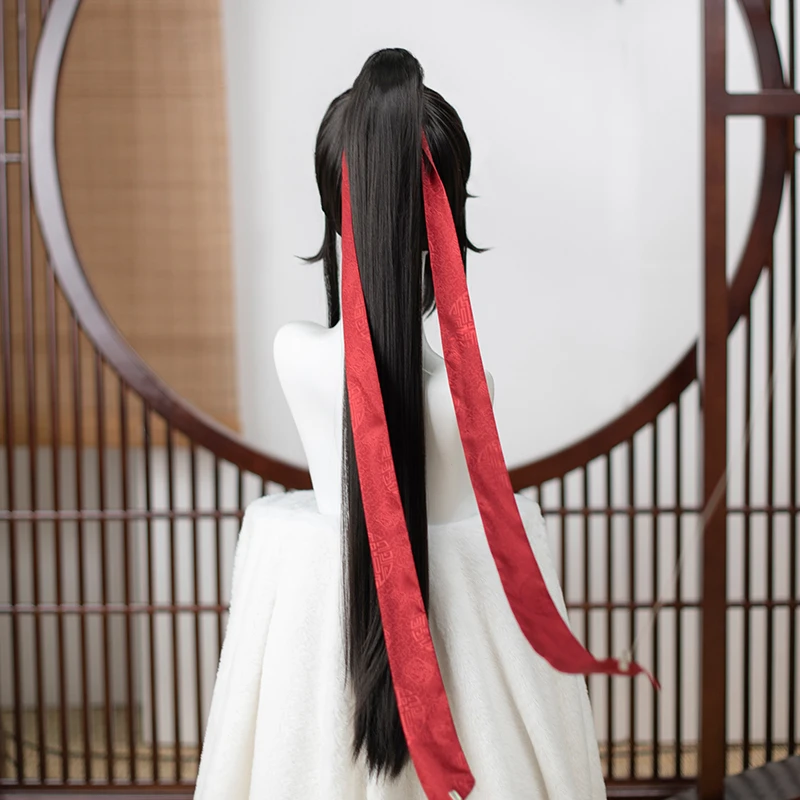 Patriarch Of Magic Dao Wei Wuxian Cosplay Wig Mo Dao Zu Shi High Temperature Fiber Long Hair Cartoon Anime Wei Ying