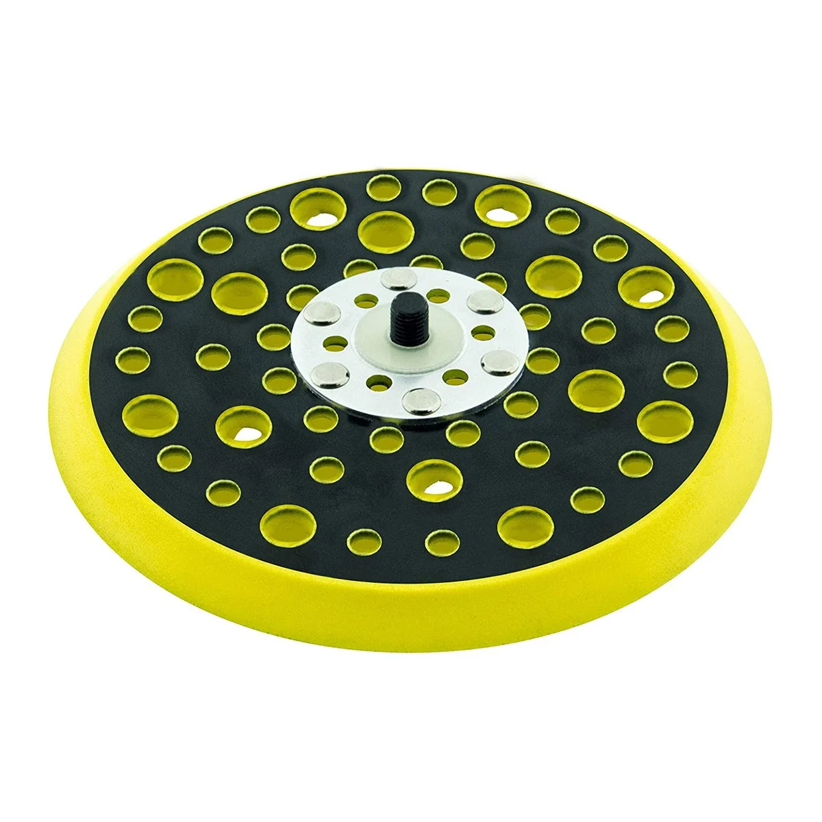 150mm 5/16 Thread 52 Hole Medium Density Random Orbital Sander Hook & Loop Backing Pad Compatible with Mirka CEROS DEROS