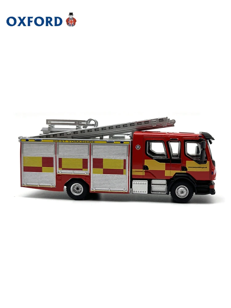 Diecast oxford escala 1:76 volvo fl motor de incêndio de emergência liga modelo de carro brinquedo colecionável presente lembrança exibição ornamento