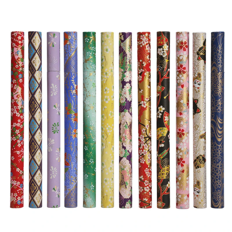 

10pcs Long Incense Tube Kraft Paper Empty Incense Barrel Household Joss Sticks Packing Storage Box