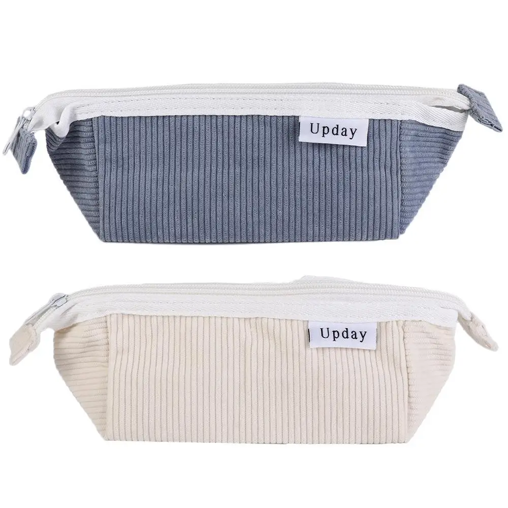 

Dreamship Series Pencil Cases Large Capacity Corduroy Pen Bags Solid Color Multi-purpose Stationery Storage Bag Cosmetic Bag