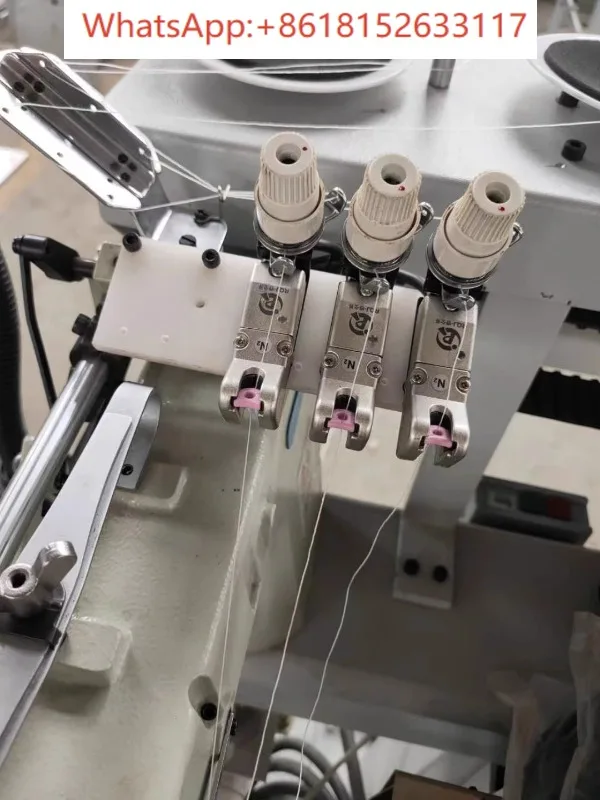 ماكينة خياطة RQJ مخصصة RQJ-N2 ماكينة خياطة متعددة الإبر كاشف كسر مستشعر تحريض الاحتكاك