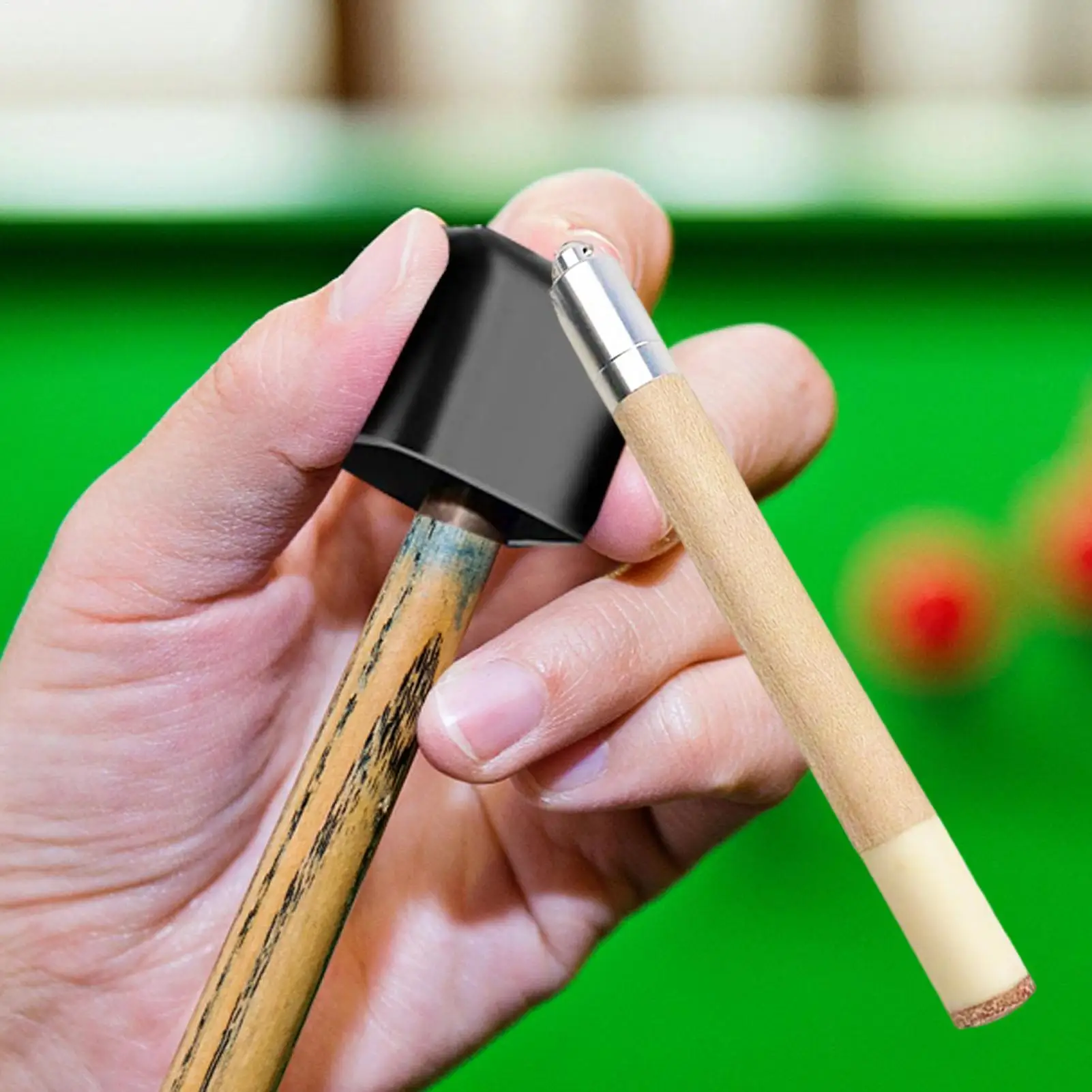 Pool Chalk Holder Ergonomic Wood Organizer Box Pool Chalk Case For Home Apartment Indoor Rental House Weekend Travel Party Game