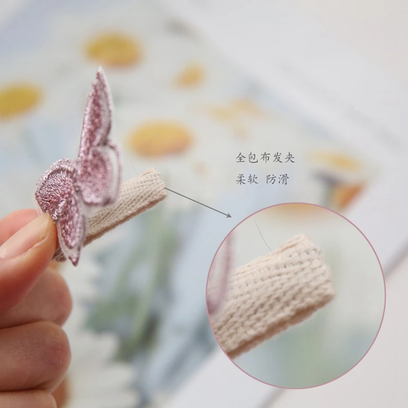 Trendy Adorable Children\'s Flower Hair Accessories Hair Clips Toddler Headwear Hair Decorations for Girls Cute Hairpins 10Pcs