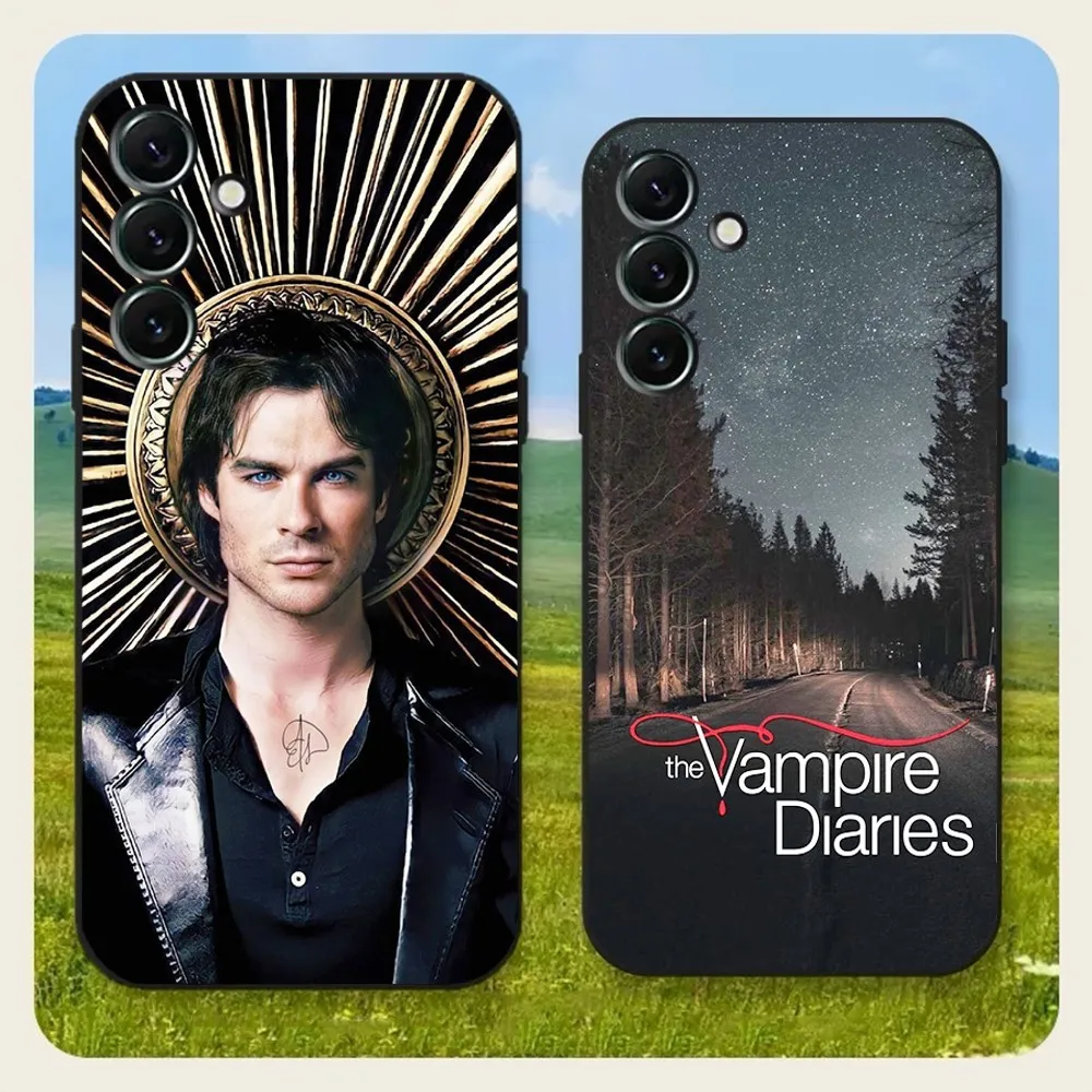 The V-Vampire Diaries TV Phone Case For Samsung Galaxy A20,A21s,A22,A31,A32,A52,A53,A72,73,A80,A91Soft Black Cover