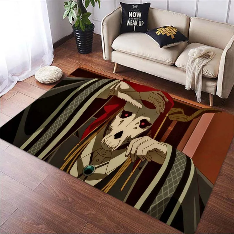 Anime character magic girl pattern printing living room rug floor mat Anime Carpet Children's Carpet bedroomdecor bedroom decor