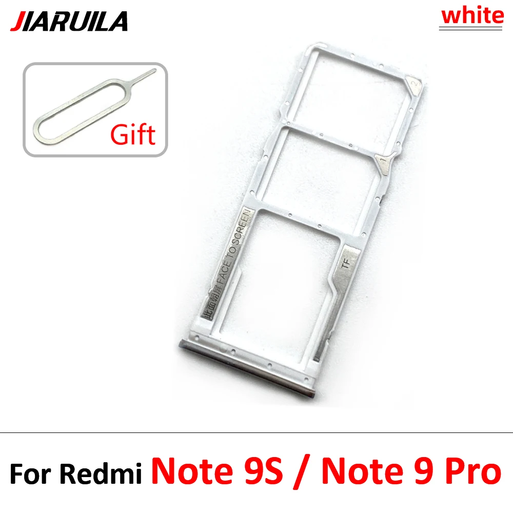 80Pcs，SIM Card Slot SD Card Tray Holder Adapter For Xiaomi Redmi Note 6 7 9 11 Pro Plus 9S 8 10S 10 12 5G 11 4G 11S